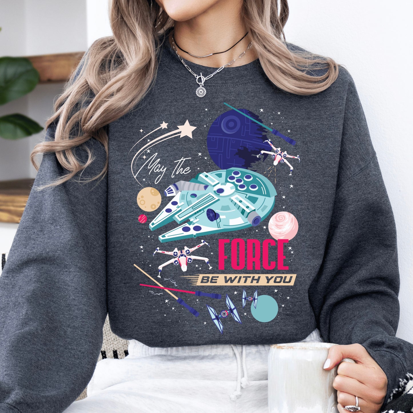 May The Force printed Tee/Sweatshirt
