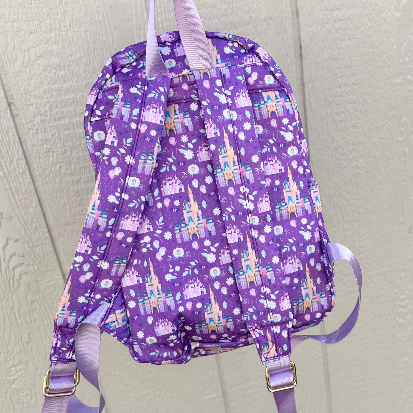 Purple Castle Mini Backpack
