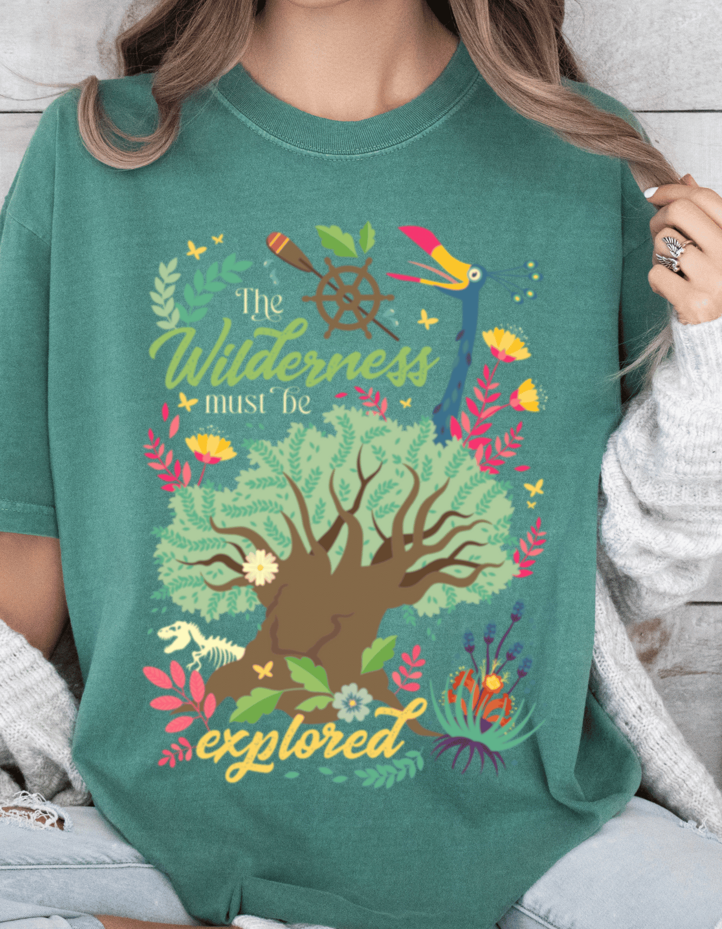 The Wilderness must be explored printed tee/Sweatshirt