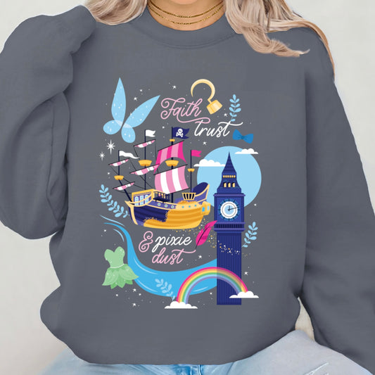 Peter Pan printed Tee/Sweatshirt