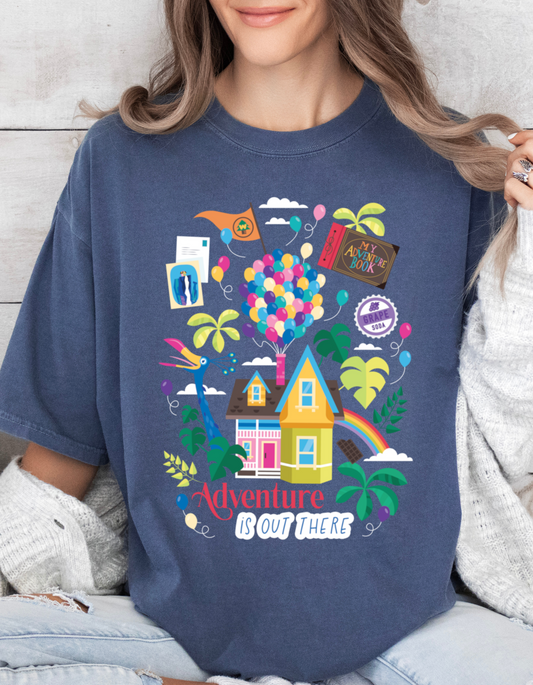 Adventure is out there printed Tee/Sweatshirt
