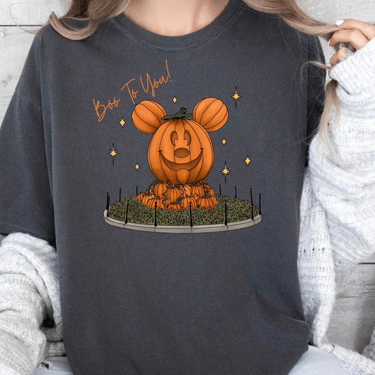 Main Street Pumpkin printed Tee