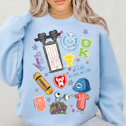Monsters printed Tee/Sweatshirt