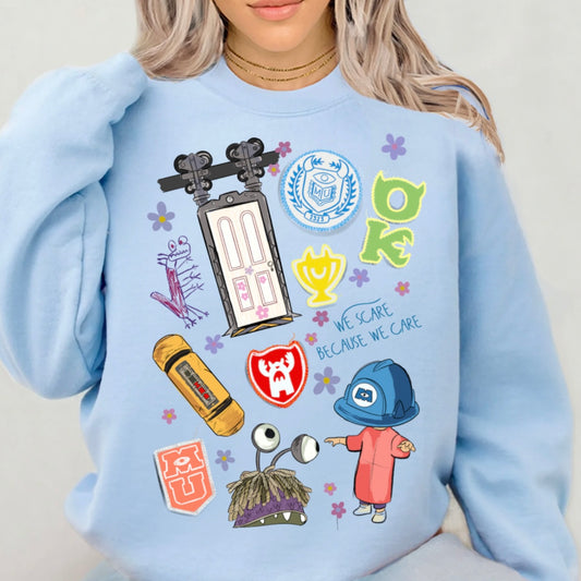 Monsters printed Tee/Sweatshirt