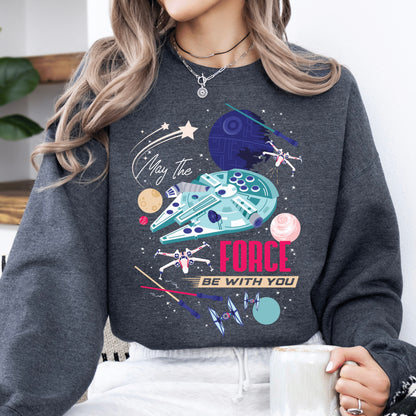 May The Force printed Tee/Sweatshirt