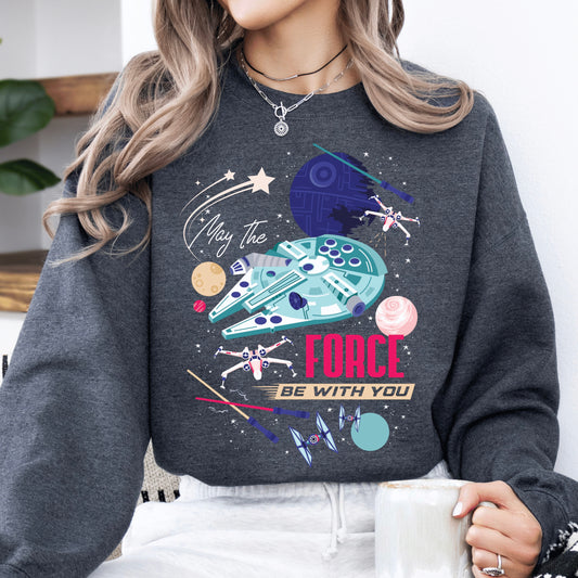 May The Force printed Tee/Sweatshirt