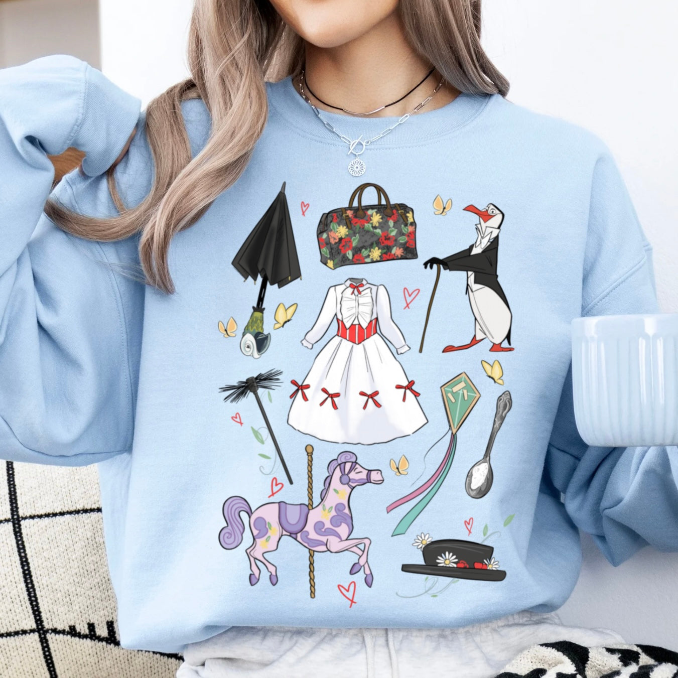 Mary Poppins printed Tee/Sweatshirt