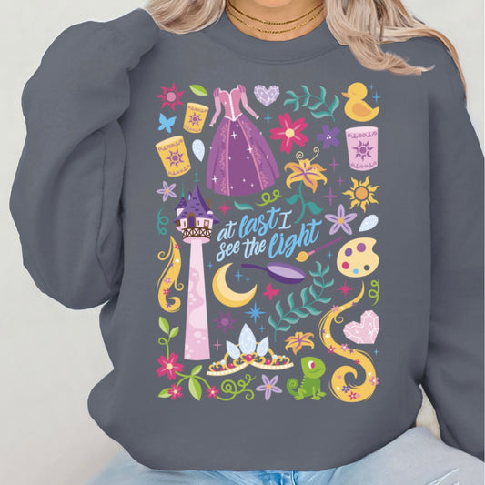 Rapunzel printed Tee/Sweatshirt