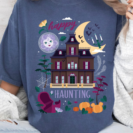 Happy Haunting printed Tee/Sweatshirt