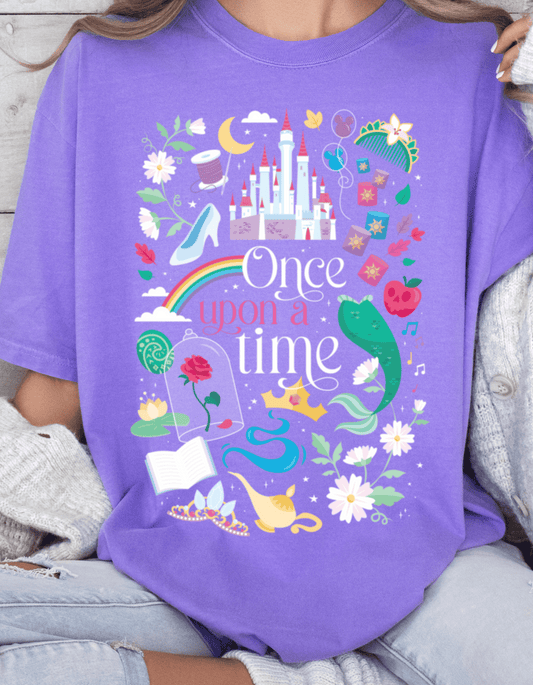 Once upon a time printed Tee/Sweatshirt