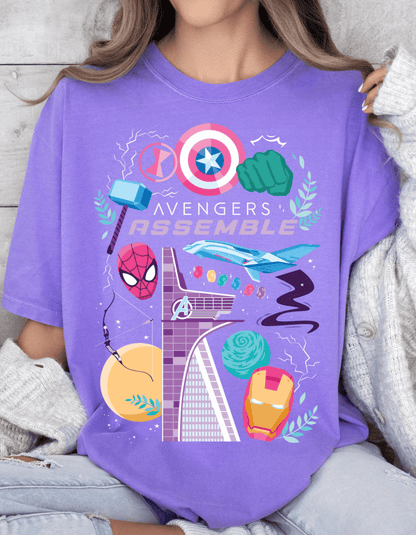 Girly Hero printed Tee