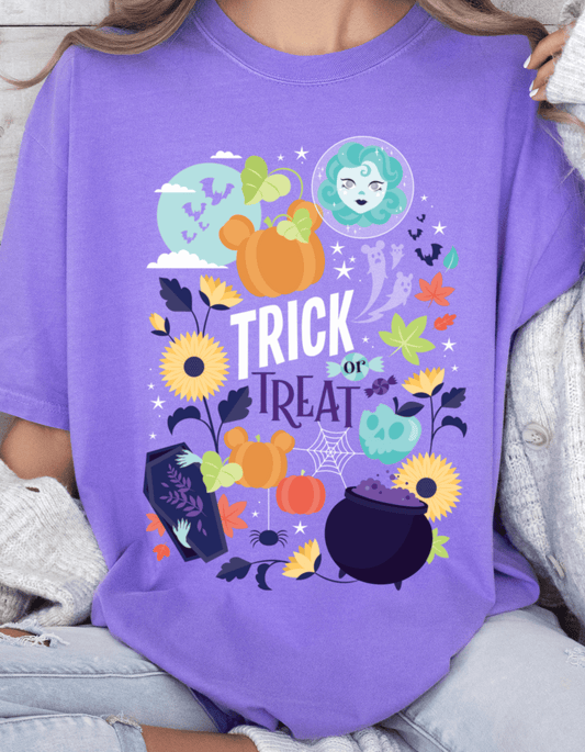 Trick Or Treat printed tee/Sweatshirt