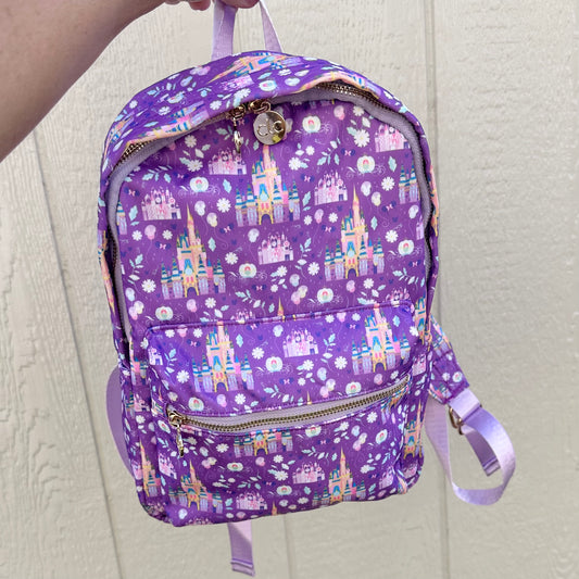 Purple Castle Mini Backpack