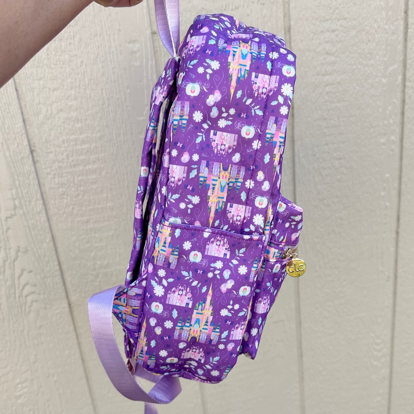 Purple Castle Mini Backpack
