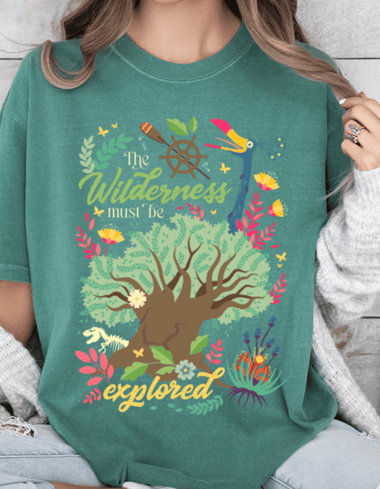 The Wilderness must be explored printed tee/Sweatshirt